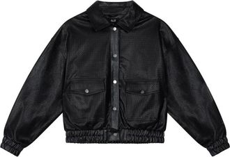 ALIX The Label Alix The Label, Dames, Jassen, Zwart, Maat: XS Leer