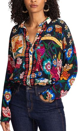 Johnny Was Audrey Silk Shirt