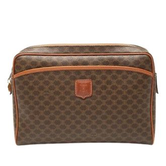 Celine Pre-owned Clutches, female, Brown, Size: ONE SIZE Pre-owned Canvas Clutch