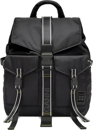 Ganni Re-Tech Buckled Backpack