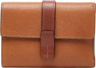 Loewe Brown Leather Wallet (Tri-Fold) (Pre-Owned)