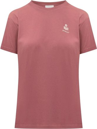 Isabel Marant Aby T-Shirt - Dames - Tops - Roze - Maat: M Katoen
