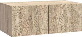 vidaXL Mueble De Tv De Pared 59,5 X 41 X 30 Cm Roble Sonoma Vidaxl