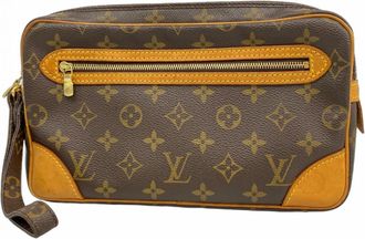 Louis Vuitton Brown Clutch Bag (Pre-Owned)