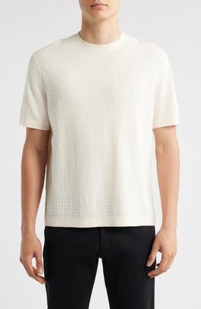 Theory Damian Tactile Crewneck T-Shirt in Eggshell at Nordstrom Rack, Size Xx-Large