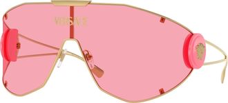Versace Pink Shield Unisex Sunglasses VE2268 100284 142