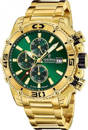 Festina F20492-3 Mens Prestige Watch - Gold - One Size