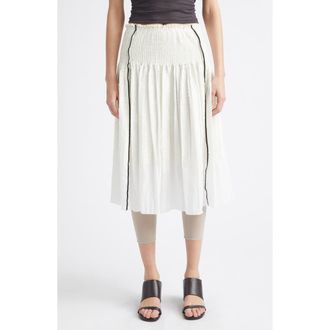 Paloma Wool Lupe Woven Jacquard Skirt in 000 - White at Nordstrom, Size Medium