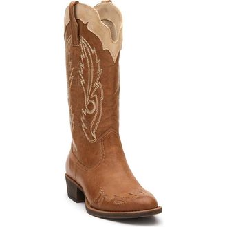 Matisse Footwear Cisco Western Boot in Tan/natural Synth at Nordstrom Rack, Size 7.5