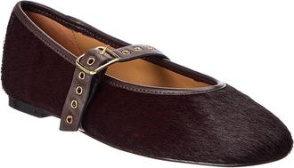 Madewell Remy Haircalf & Leather Mary Jane