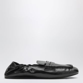 Senso Ebony Astro leather loafers