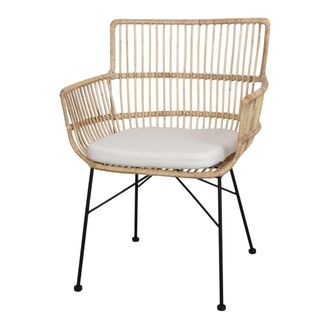 MisterWils Silla De Rat&aacute;n Nassau - Naturale - 88x68x57