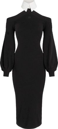 Karl Lagerfeld Cold Shoulder Knit Dress