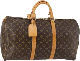 Louis Vuitton Pre-owned Weekendtas - Dames - Vintage Weekendtas - Bruin - ONE Size - Vintage
