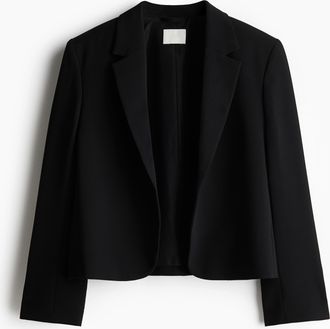 H&M Blazer mit &Auml;rmelschlitzen - Schwarz