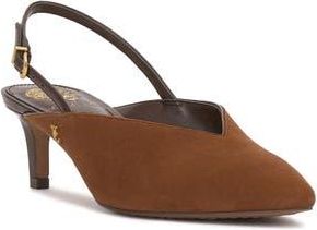 Vince Camuto Kylien Slingback Pointed Toe Pump in Burnt Sugar at Nordstrom Rack, Size 8.5
