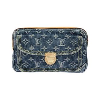Louis Vuitton Pre-owned 270-004-326-1427 Borsa a Spalla Monogram Denim - - Pre-owned - Donna - Blu - ONE SIZE