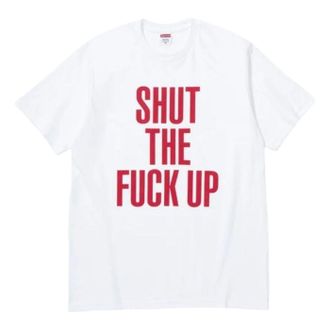SUPREME FW25 x Number (N)ine Shut Up T-Shirt White FW25T8-WHITE