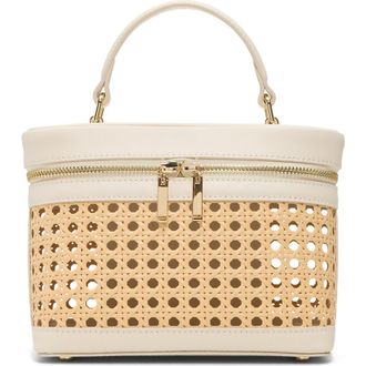 Ted Baker Tia Woven Satchel in Natural at Nordstrom Rack