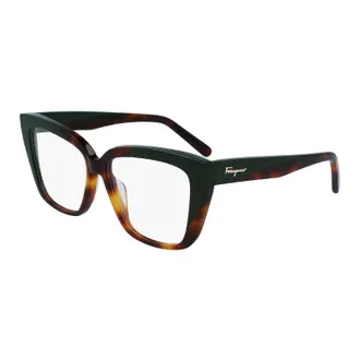 Ferragamo SF2939N 220 Havana/Dark Green 54mm