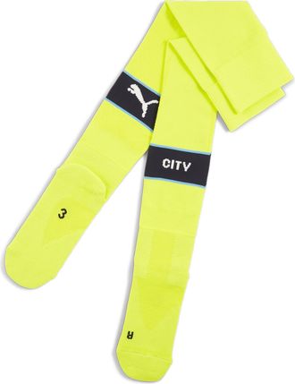 Puma Mens Manchester City Graphic Socks Yellow Size UK 2.5-5