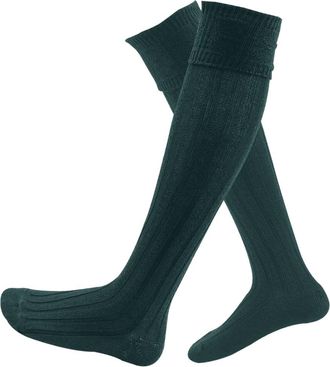 Generic Mens Wool Kilt Hose Socks Made in Scotland Knee high traditional Scottish Occassions, Wedding, Kilt Walk, Leg Warmers Highland Wear (as8, alpha, l, x_