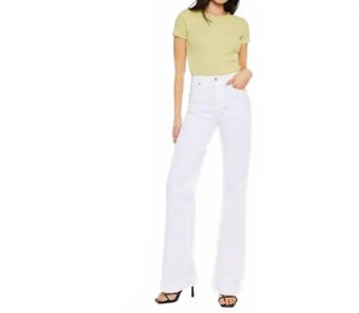 Kancan The Blanc Classic Flare Jean In White