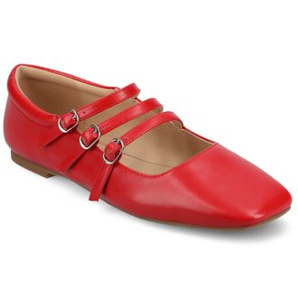 Journee Collection Women & apos;s Darlin Medium and Wide Width Dress Flats