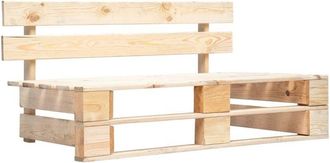 vidaXL Garden Pallet Bench Wood vidaXL