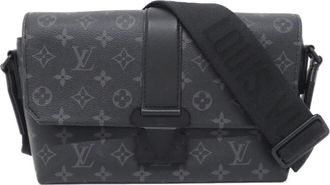 Louis Vuitton Black Monogram Eclipse Monogram Eclipse Coated Canvas Shoulder Bag (Pre-Owned)
