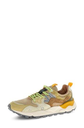 Flower Mountain Yamano 3 Sneaker in Beige/Yellow at Nordstrom, Size 7-7.5Us