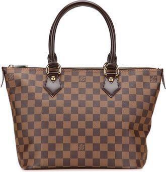 Louis Vuitton Damier Brown Pvc Leather Handbag Tote Bag (Pre-Owned)