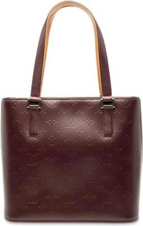 Louis Vuitton Pre-owned Leather Tote - Dames - Vintage Shopper - Rood - ONE Size - Leer - Vintage