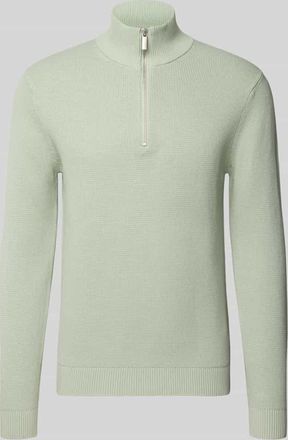 Selected Regular Fit Troyer aus reiner Bio-Baumwolle Modell DANE in Lind, Größe XXL