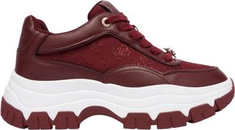 Guess Schoenen, Dames, Paars, 38 EU, Polyester, Berrett 2 Sneaker