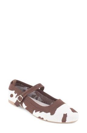 Elie Tahari Amalfi Mary Jane in Brown Pony Print at Nordstrom Rack, Size 8.5