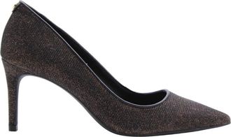 Michael Kors Asdonk Pump - Dames - Pumps - Bruin - 36 EU - Leer - Schoenen