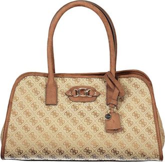 Guess Beige Polyester Womens Handbag