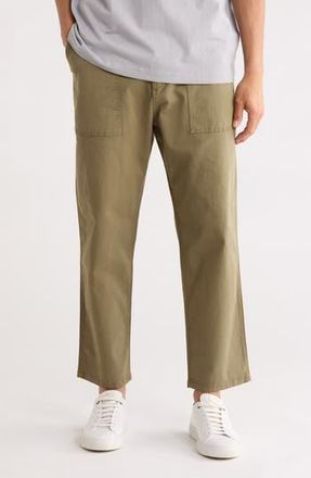 HUGO BOSS Giore Straight Leg Stretch Cotton Trousers in Open Green at Nordstrom Rack, Size Xx-Large