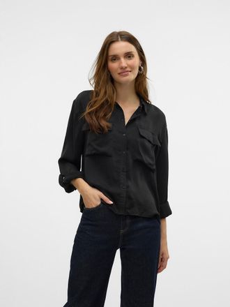 Vero Moda Vloeiend shirt met 2 opgestikte zakken