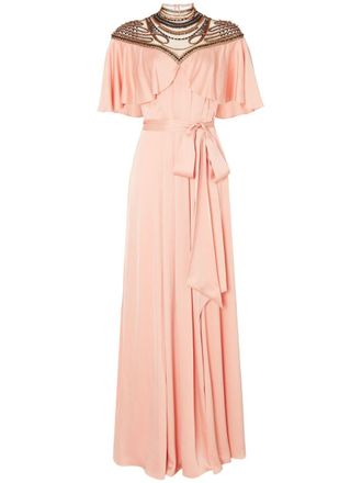 Temperley London Nina maxi dress - Pink