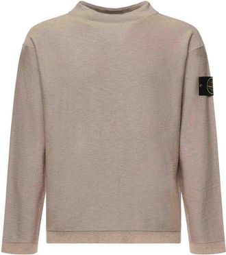 Stone Island Cotton And Nylon Sweater
