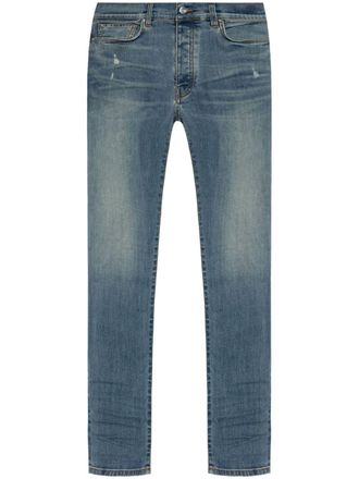 Amiri Stack low-rise skinny jeans - Blue