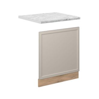 Vicco Panel Frontal Fame-line, Grisbeige, 60 Cm, Et M&aacute;rmol