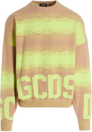 GCDS Gcds Mens Low Band Degrad&egrave; Sweater