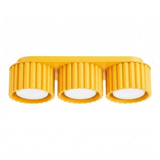 Sollux Lighting Plafone amarillo aluminio alt. 8 cm