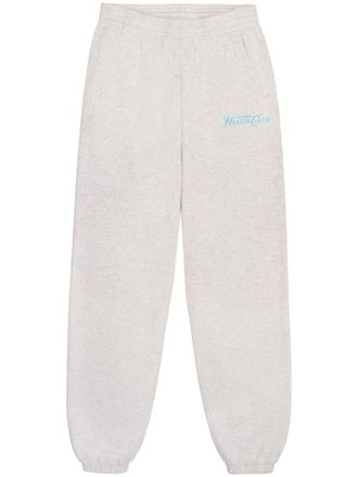 Sporty & Rich Rizzoli cotton track pants - Grey