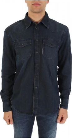 Karl Lagerfeld Shirts > Casual Shirts - Heren - Casual Overhemden - Blauw - S - Overhemden