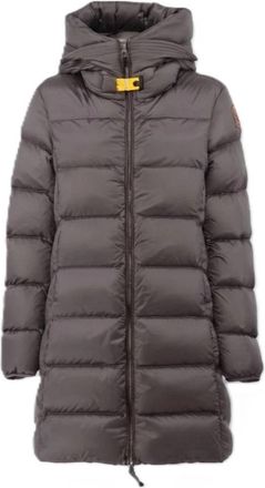 Parajumpers Marion Hooded Down Jacket - Dames - Parka Jassen - Grijs - XL - Leer - Jassen