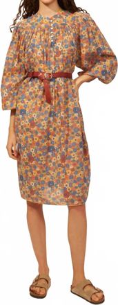 Antik Batik Paolina Dress In Rust